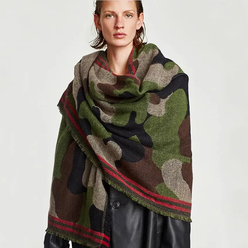 Women's Camouflage Scarf