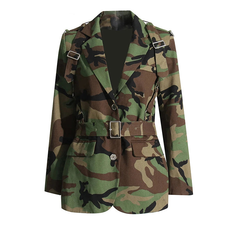 Women's Camouflage Blazer