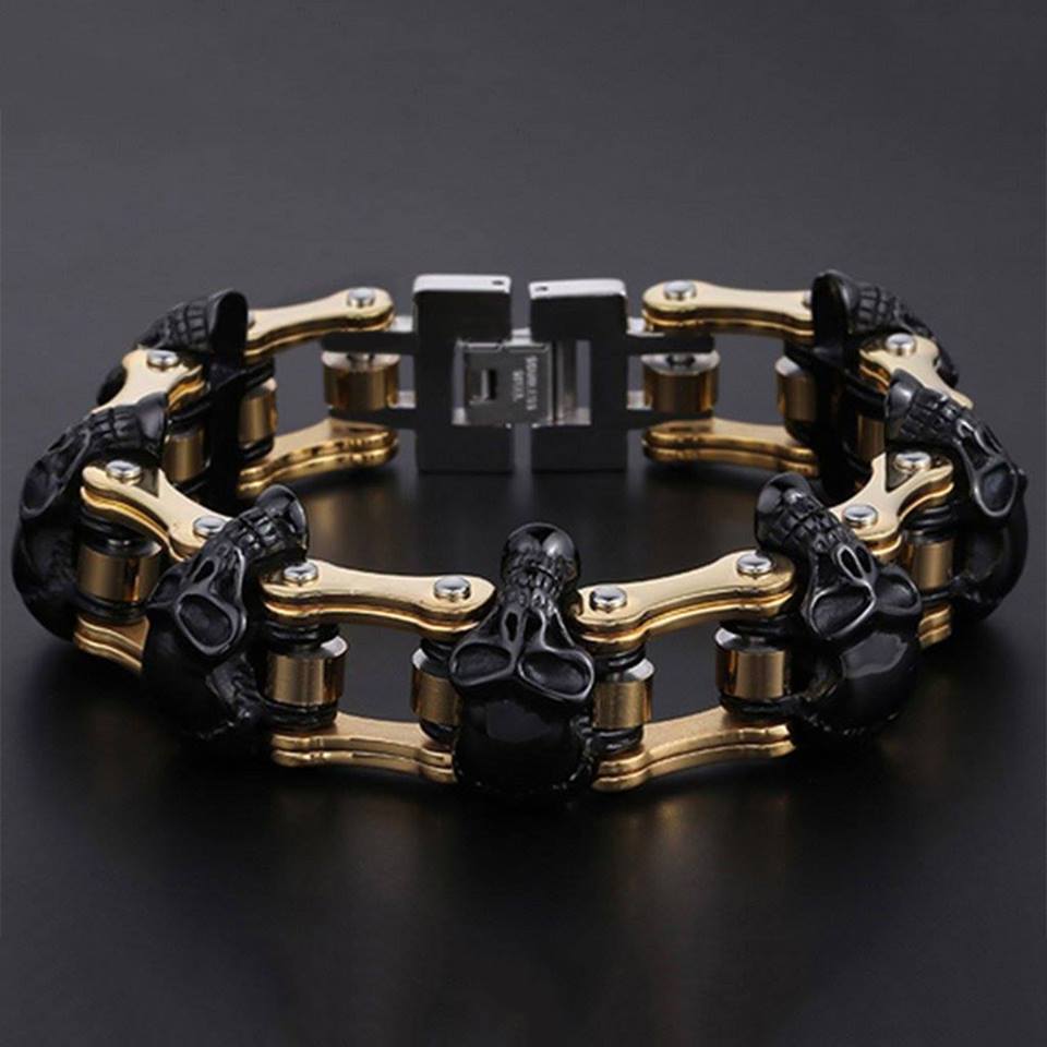 Link Skull Bracelet