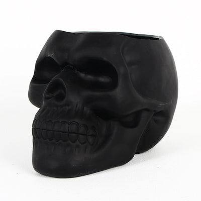 Matte Skull Storage Jar