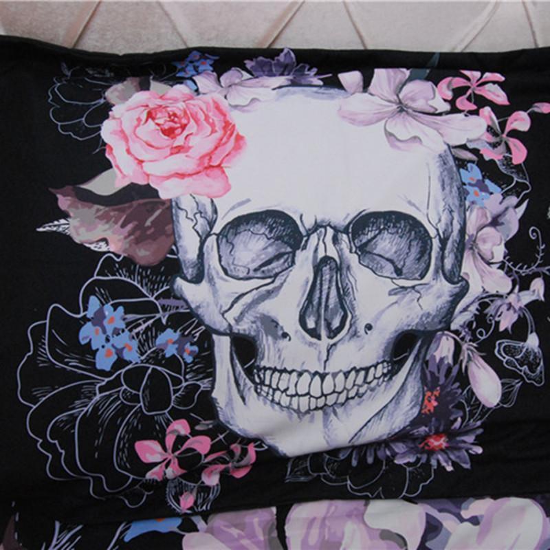 Floral Skull Bedding