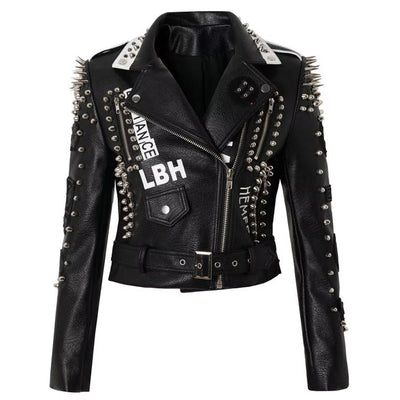 Riot Dreams Rivet Leather Jacket