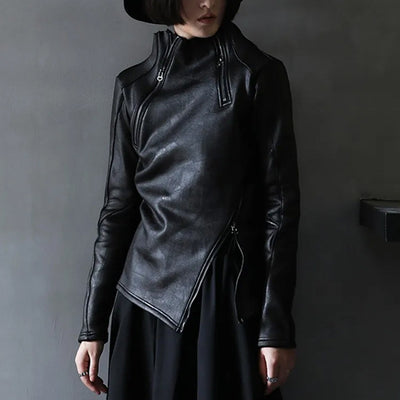 Gothic Leather Pullover