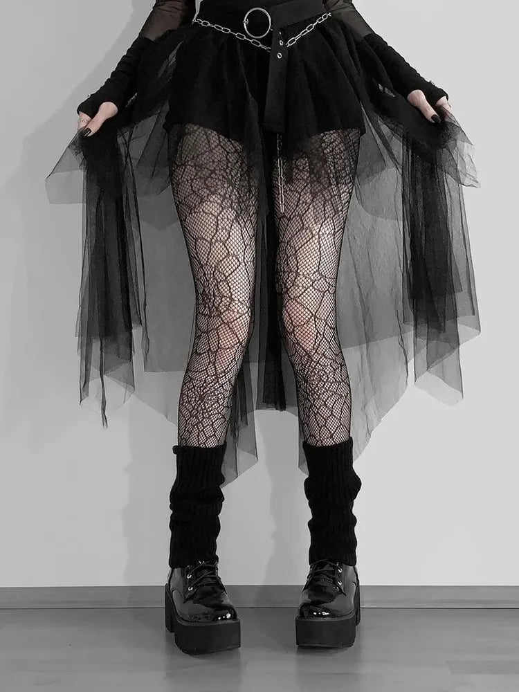 Gothic Mesh Skirt