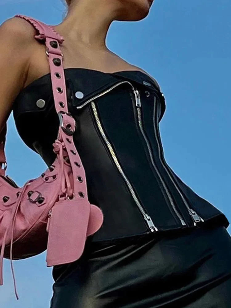 Women's Leather Corset