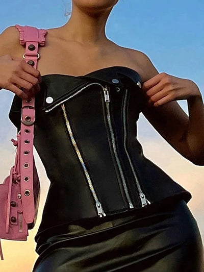 Women's Leather Corset