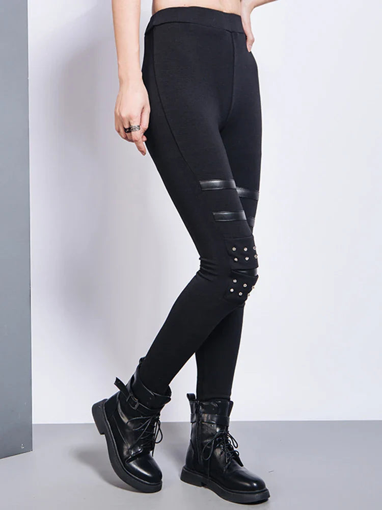 Women's Gothic Casual Pants Black