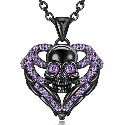 Skull Heart Pendant