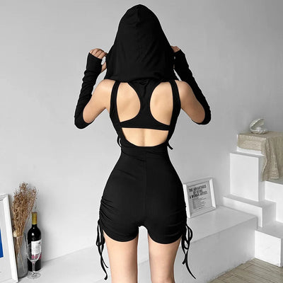 Women's Hooded Romper