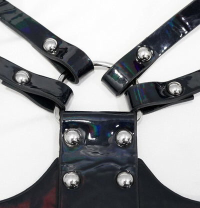 Deluxe Patent Harness Belt