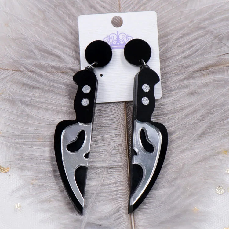 Unisex Knife Earrings