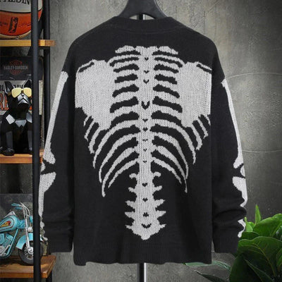 Men's Skull Cardigan