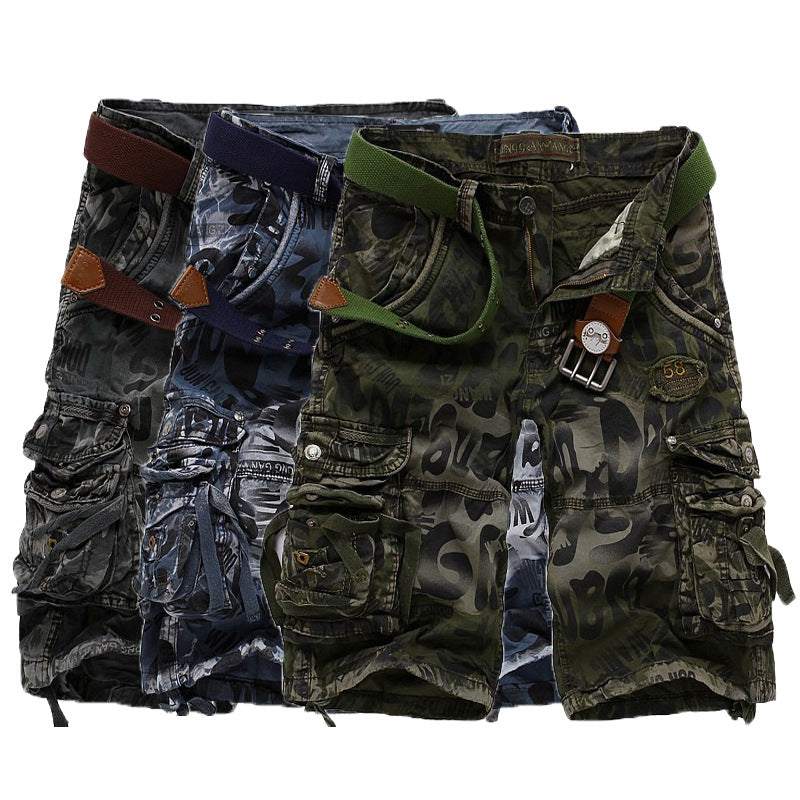 Gothic Camo Shorts