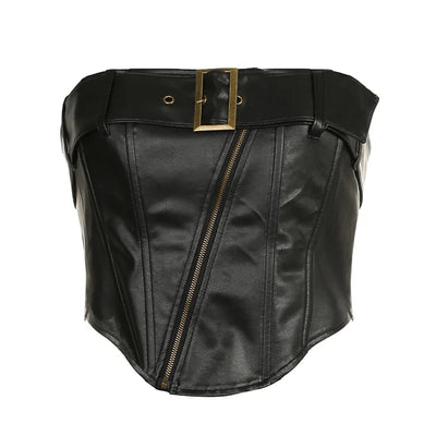 Women's Leather Top