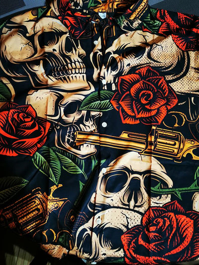 Hawaiian Skull Shirt