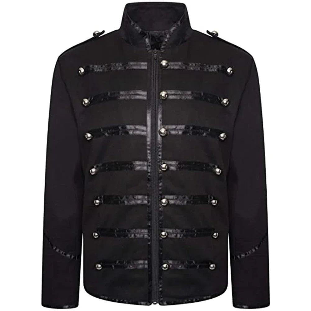 Men's Retro Gothic Jacket Black