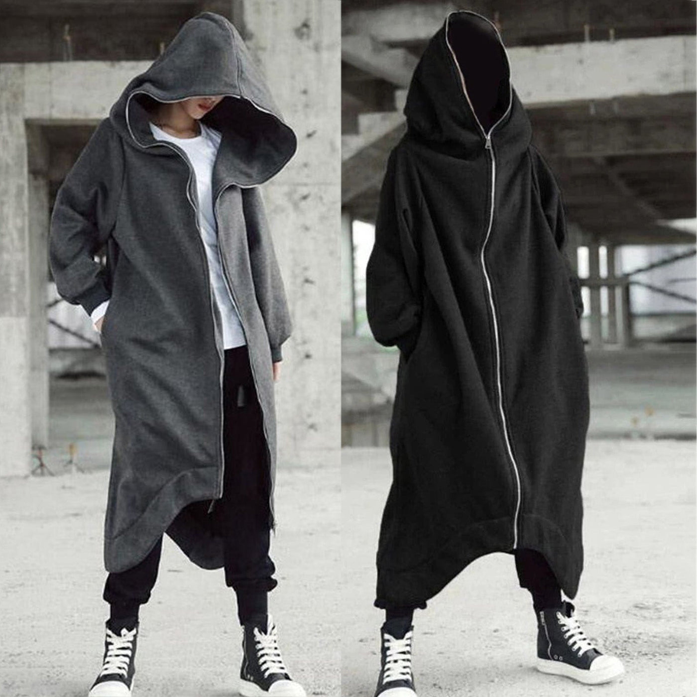 Long Hooded Coat