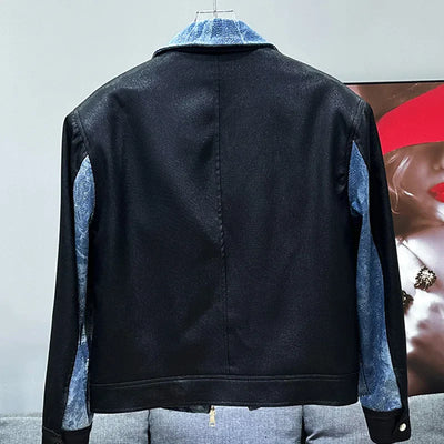 Men's Trendy Denim Jacket Blue