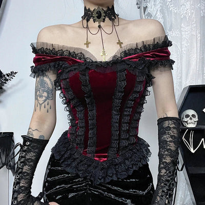 Gothic Velvet Top