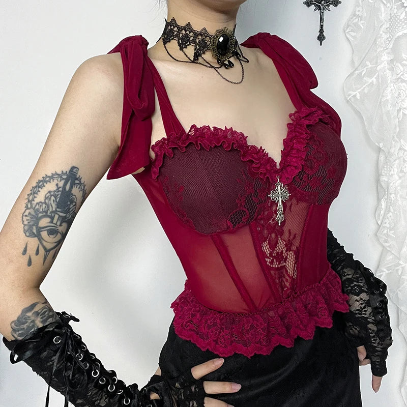 Gothic Lace Top