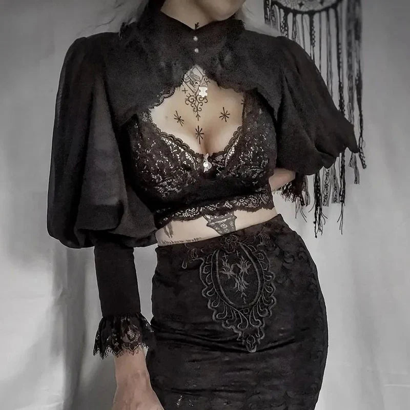 Gothic Lace Top