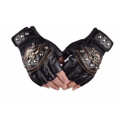 Motorcyclist Leather Gloves