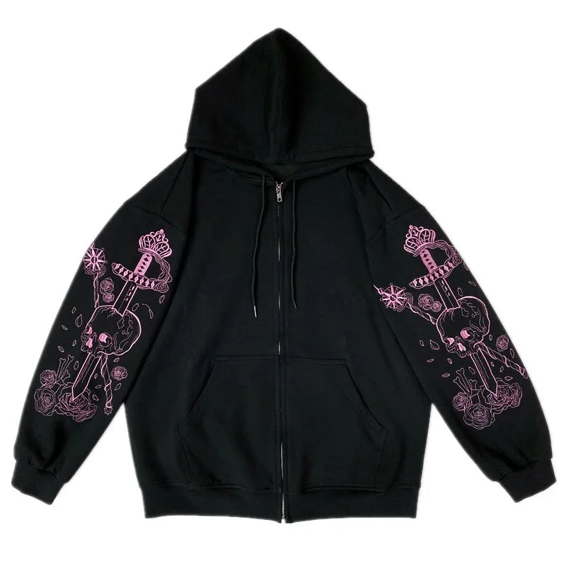 Women's Skull Hoodie