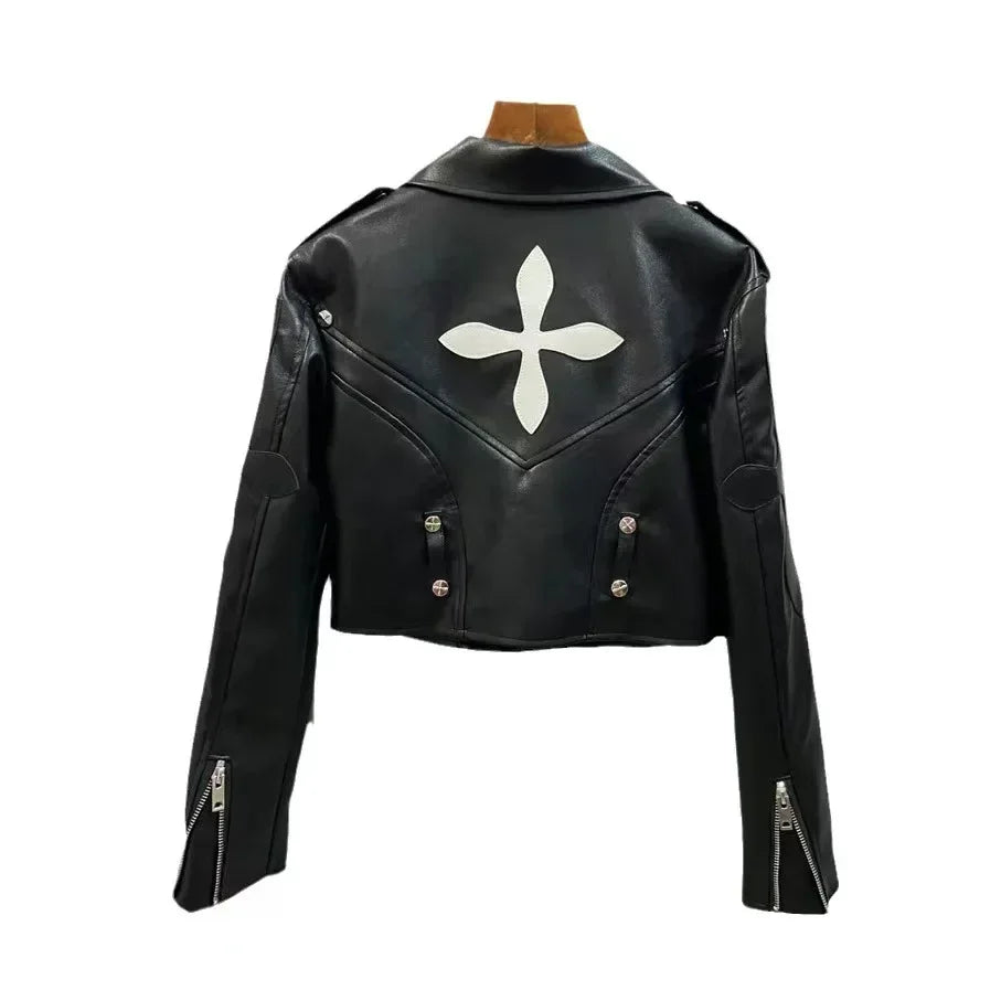 Women's Gothic Leather Jacket