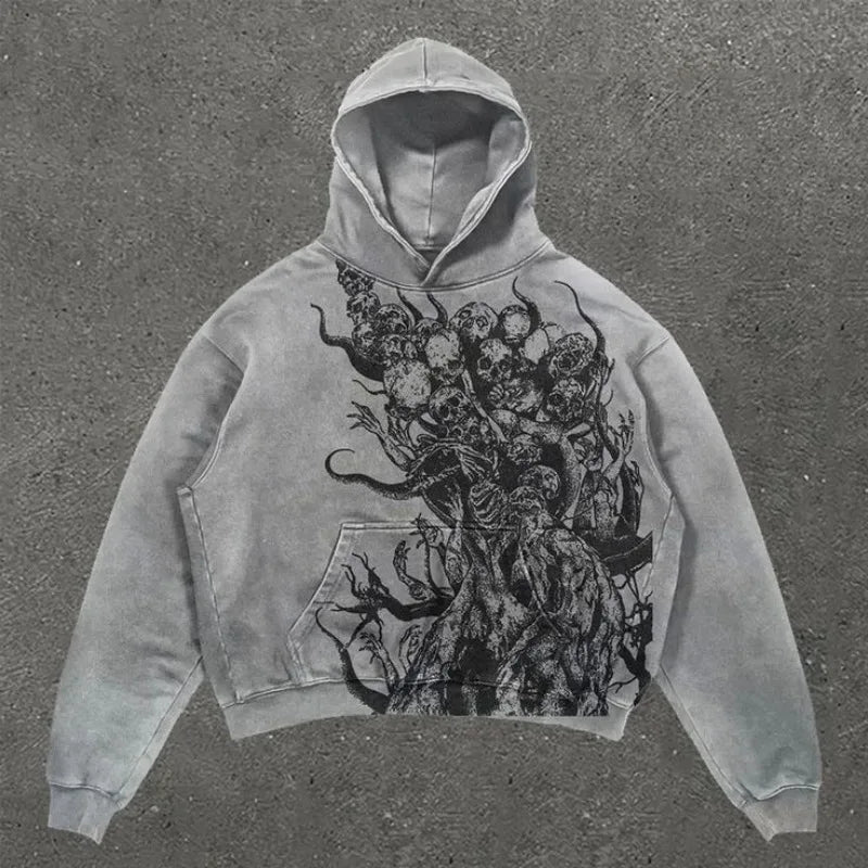 Women's Skull Hoodie