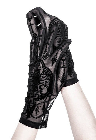 Bejewelled Bat Gloves