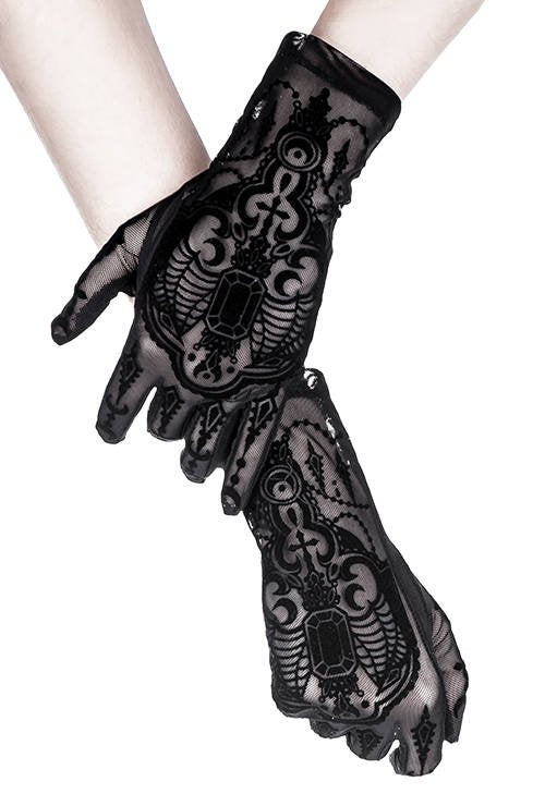 Bejewelled Bat Gloves