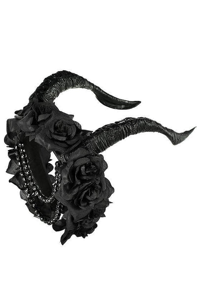 Beaded Tiefling Rose Crown