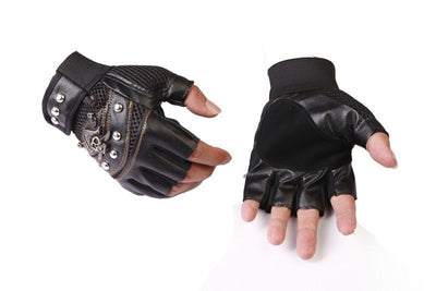 Motorcyclist Leather Gloves