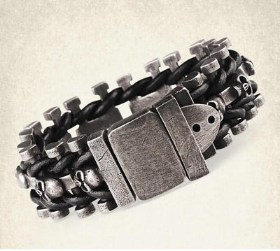 Stainless Steel Skull Bracelet