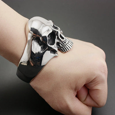 Heavy Skull Cuff