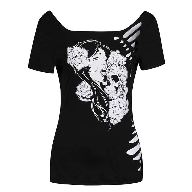 Women's Skull T-Shirt