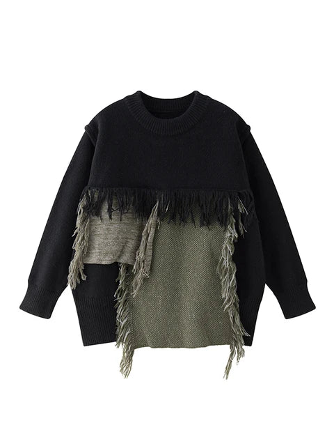 Women's Knitted Jumper Black