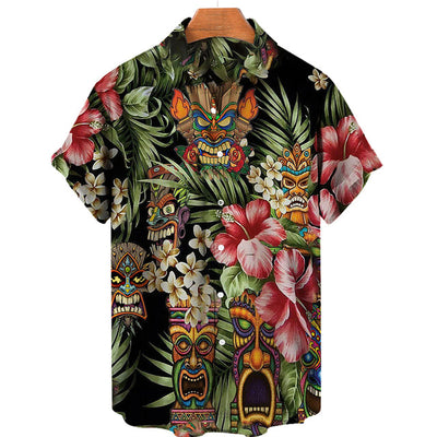 Hawaiian Tiki Shirt