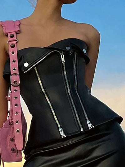 Women's Leather Corset