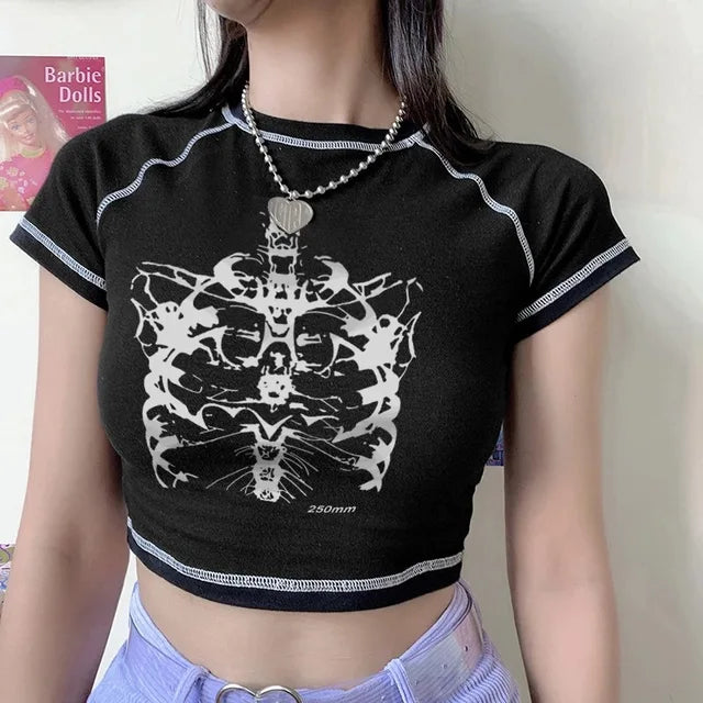 Women's Gothic Crop Top