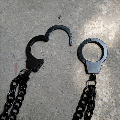 Handcuffs Belt Chain