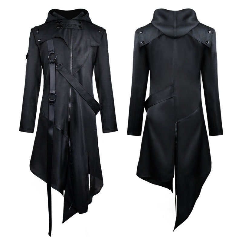 Men's Hooded Trench Coat