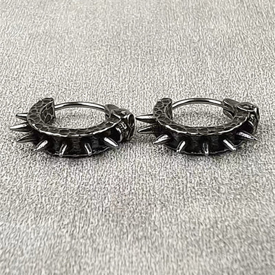 Spiked Skull Earrings